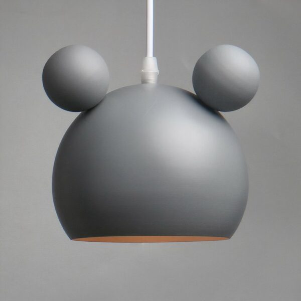 Round and colorful children's hanging lamp