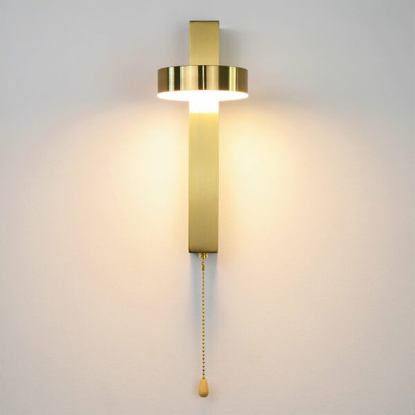 Modern wall light with switch