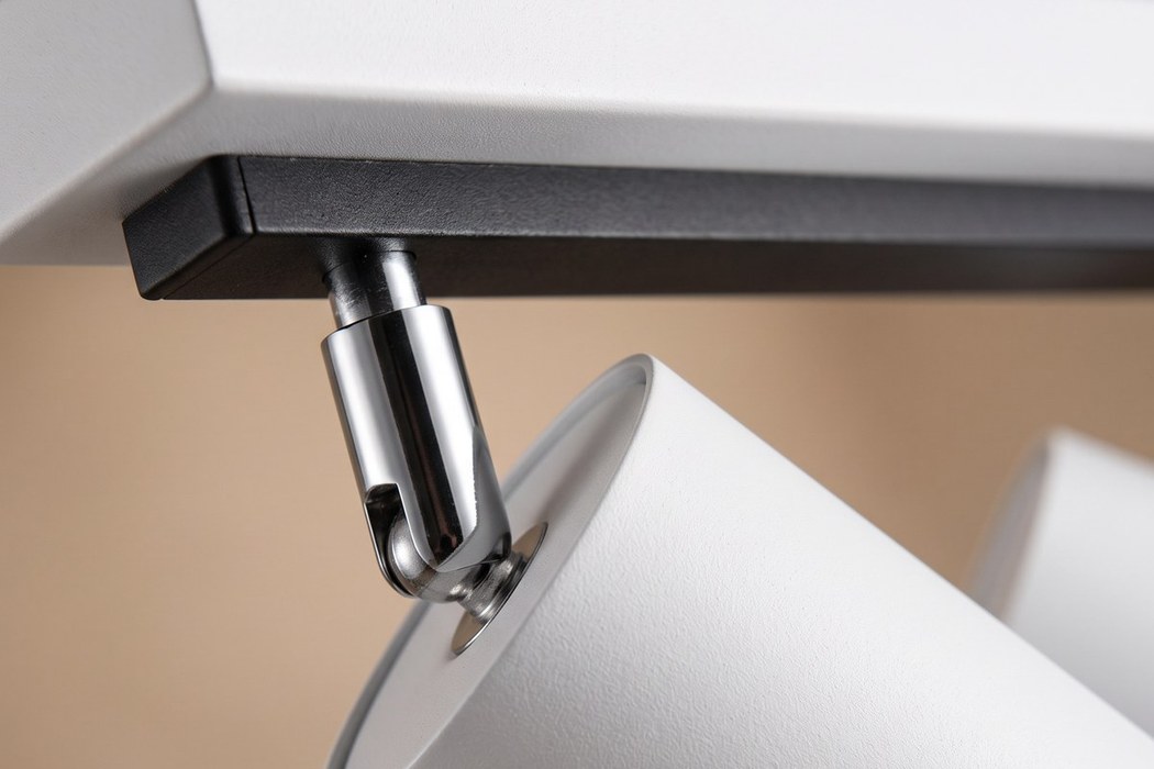 Ceiling light with 2 adjustable cylinder spots