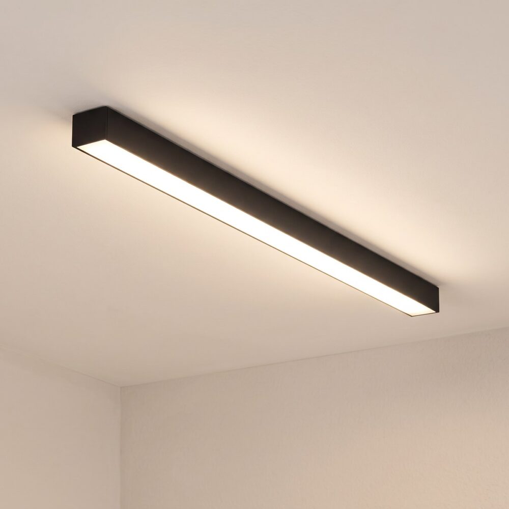 LED batten ceiling light, 90 cm, 3 finishes