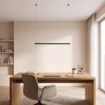 LED batten pendant light, 67 cm, 3 finishes