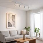Ceiling light, bar with 4 adjustable ball spots