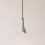 Modern concrete pendant light with minimalist design